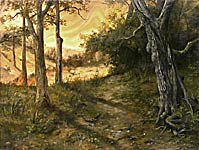 Fire and its Path, Copyright 2002, Myron Stephens -- Click to Expand...